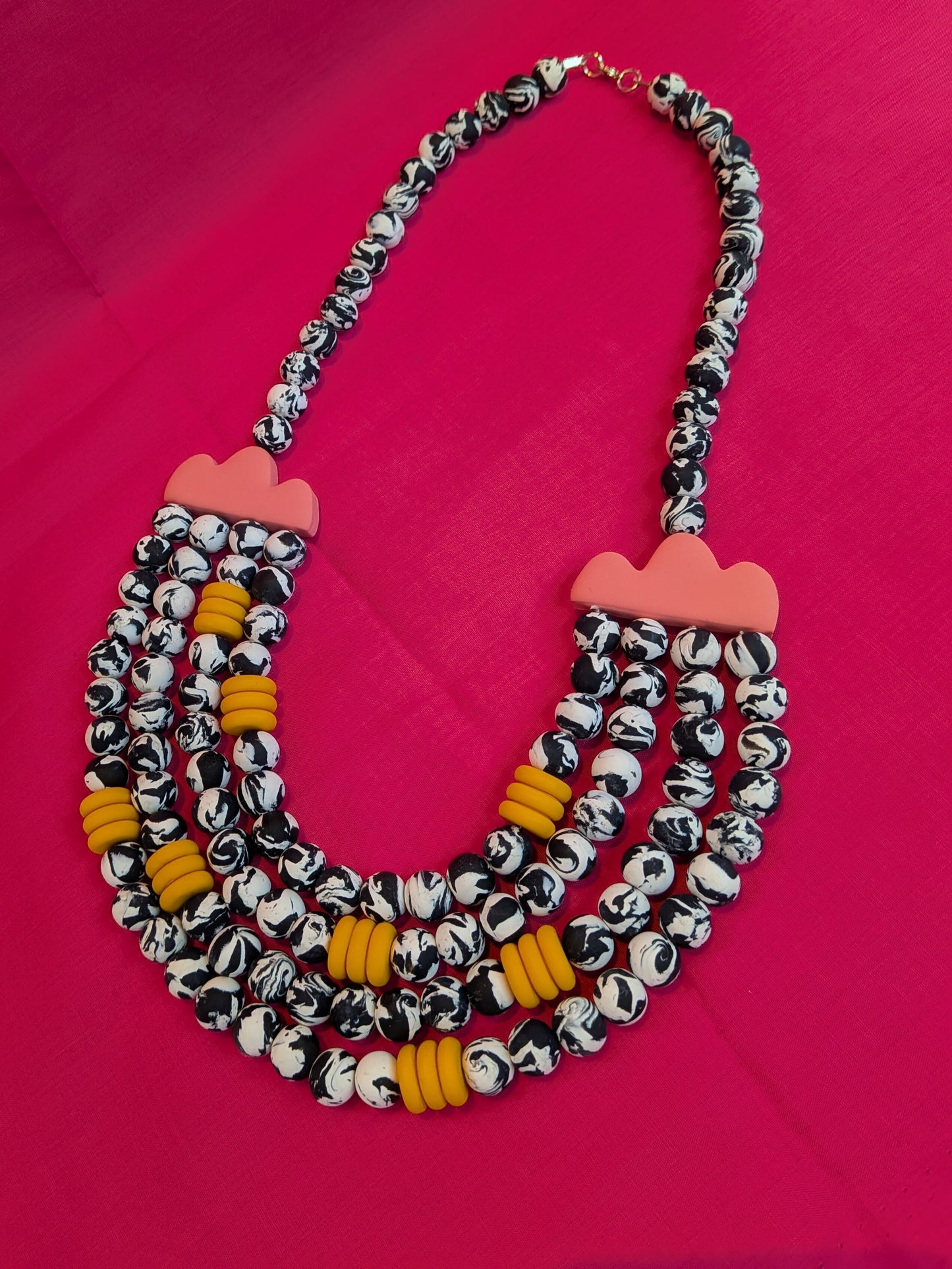 Cloudburst Necklace – Memphis Marbled Edition