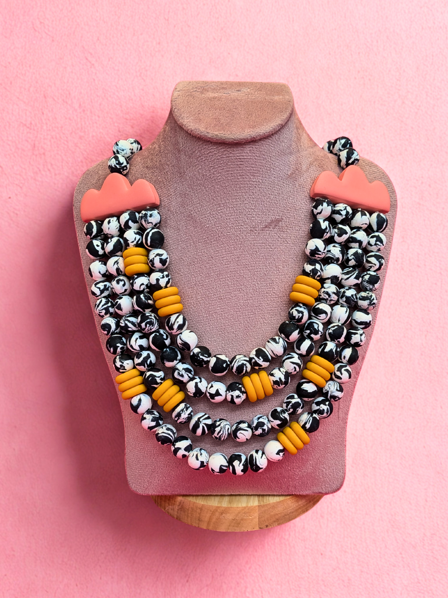 Cloudburst Necklace – Memphis Marbled Edition