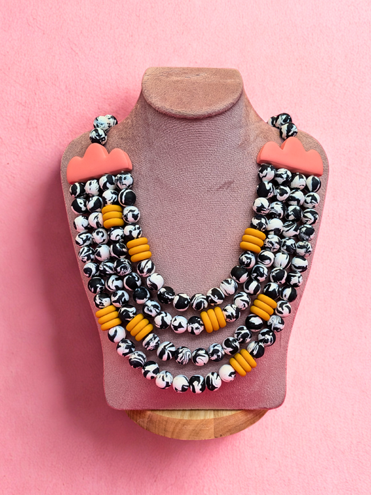Cloudburst Necklace – Memphis Marbled Edition