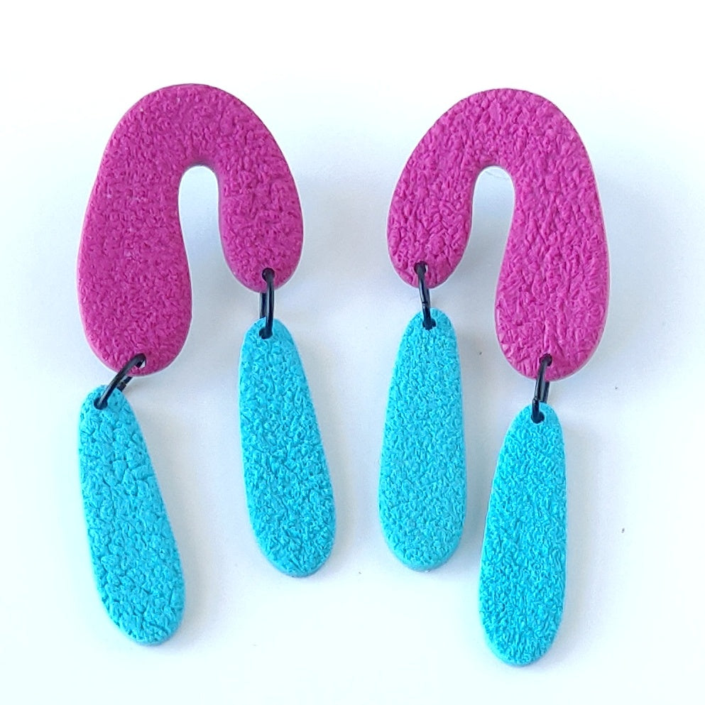 Melty Arches in Pink and Blue